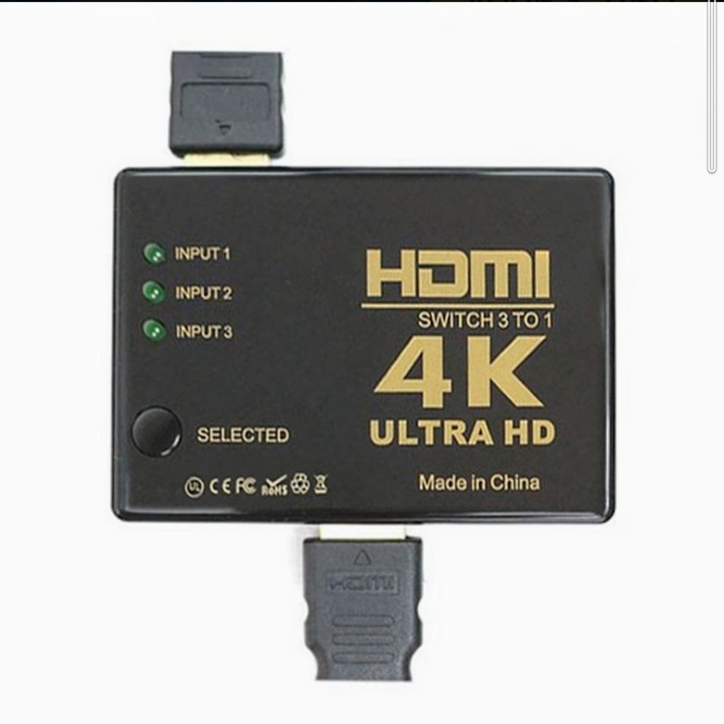 宅配便配送 HDMI 切替器1出力 3入力 4K対応 ケーブル 分配器 電源不要 接続 grupoconcordia.com