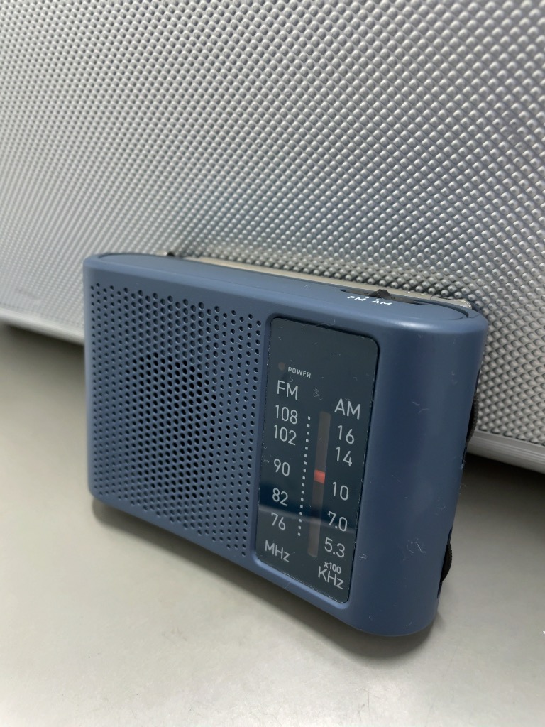 防災ラジオ 小型 高音質 ワイドFM スピーカー 雑音少 ポケット