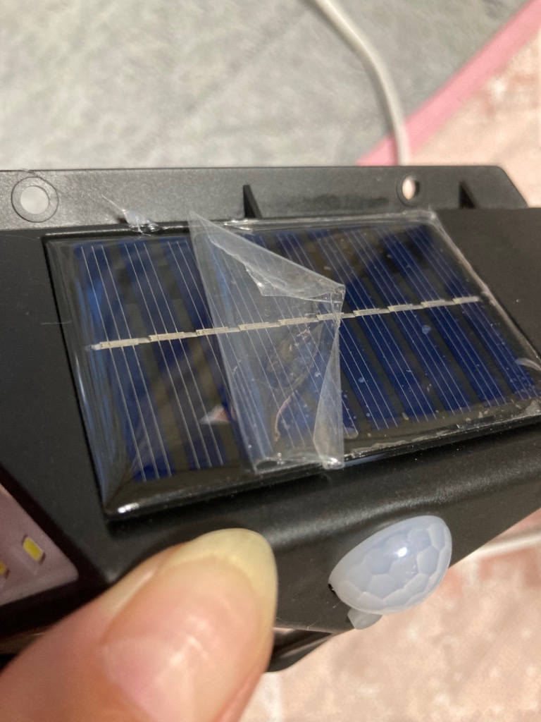 屋外 2個セット 防犯 人感センサー 防水 ソーラーセンサーライト 100COB 1個→500円】100LED センサーライト 2個セット 防水 ソーラー