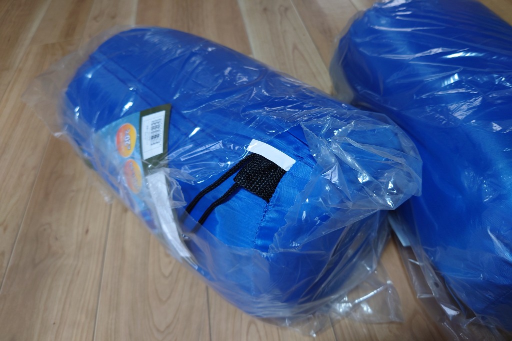 寝袋 2個セット 最強 シュラフ 封筒型 2人用 軽量 キャンプ 全長