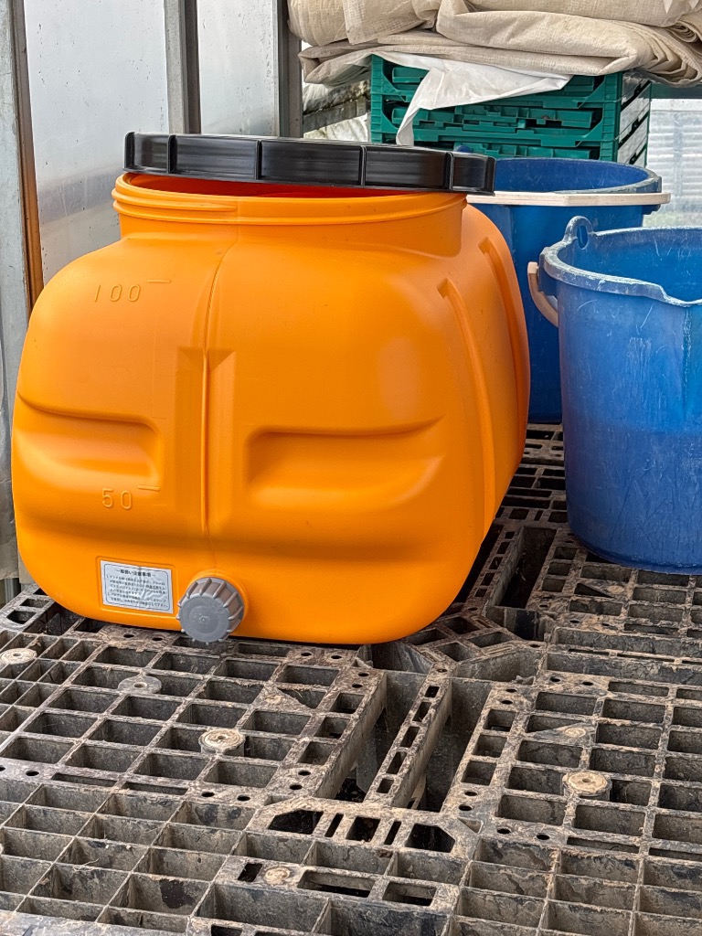 貯水タンク LT-100 100L オレンジ ×2個 貯水タンク LT-100 100L オレンジ ×2個