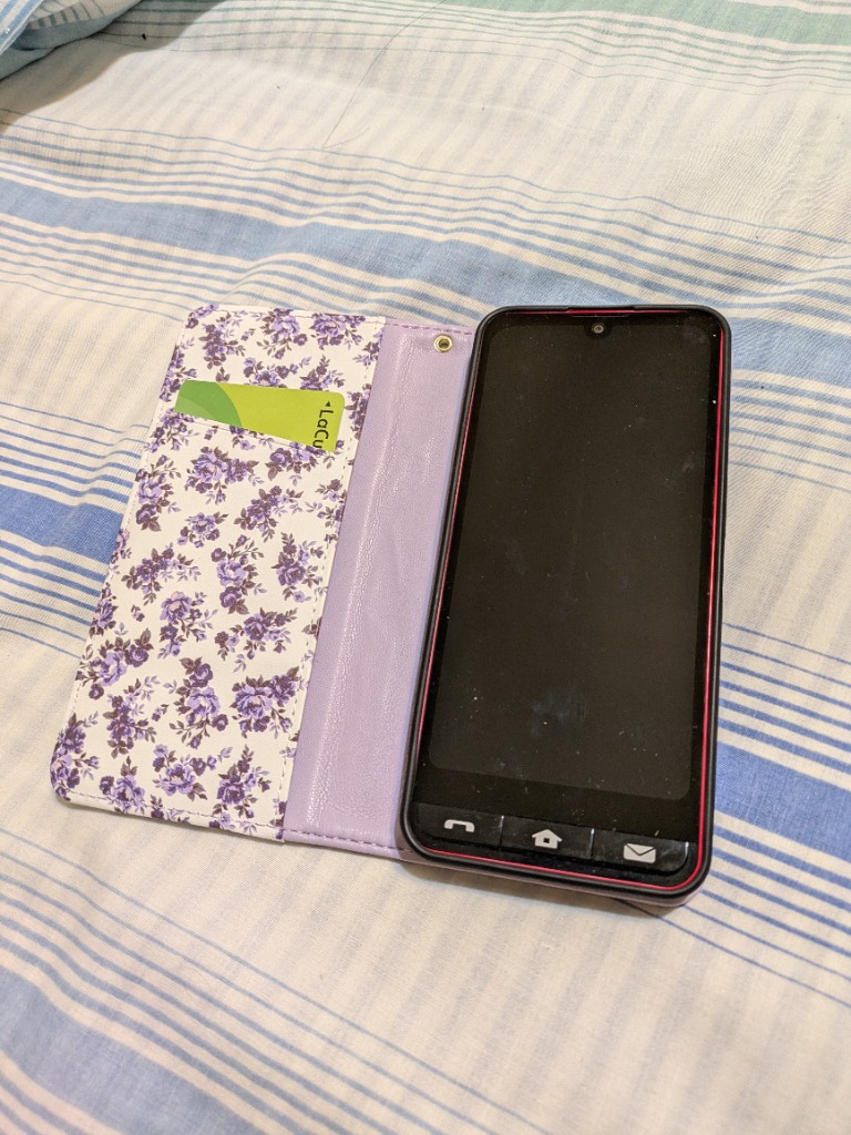 BASIO active active2 ケース 手帳型 花柄 ベルト無し シンプル BASIO active active2 ケース 手帳型 花柄 ベルト無し シンプル