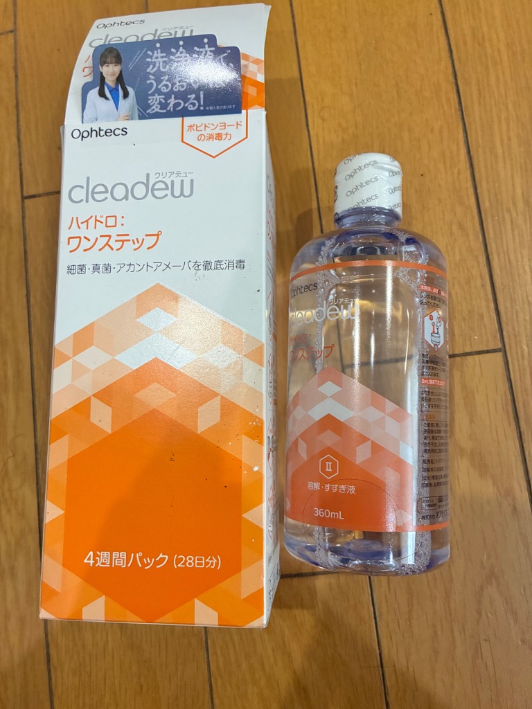 cleadew オフテクス クリアデュー ハイドロ:ワンステップ 28日分 6本