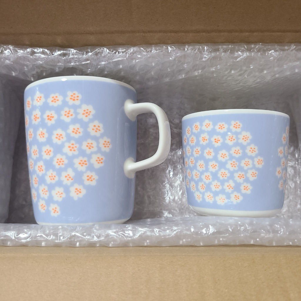 marimekko マリメッコ マグカップ プケッティ ライトブルー