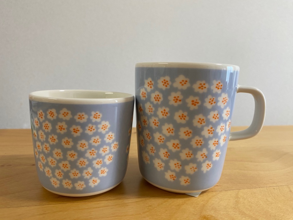 marimekko マリメッコ ラテマグ プケッティ ライトブルー
