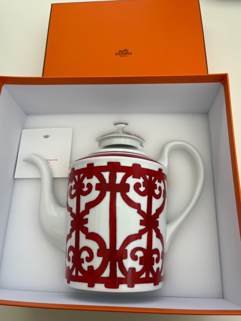 エルメス HERMES ガダルキヴィール レッド 11018 コーヒー/ティー