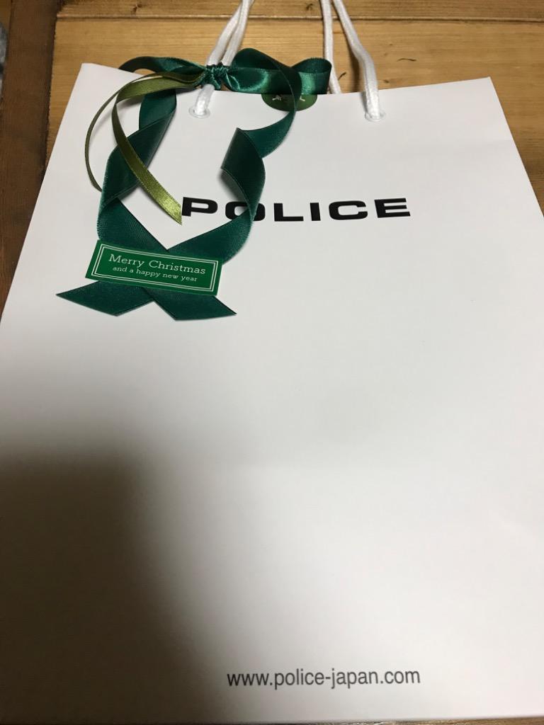 POLICE 喜平　ストーン　チェーンブレスレット POLICE ポリス ブレスレット 喜平チェーン 6面ダブル メンズ