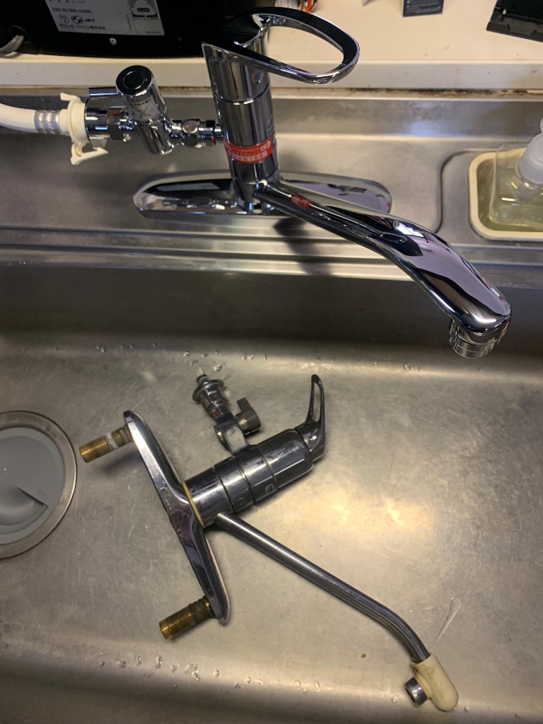 KVK KM5091TTU キッチン水栓 新品 KM5091TTU｜KVK○キッチン用蛇口[台][シングルレバー混合水栓]