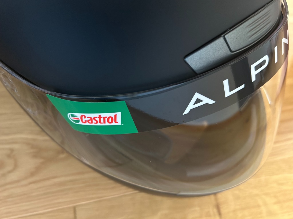 アライヘルメット ヘルメット バイザーステッカー 2021年ALPINE