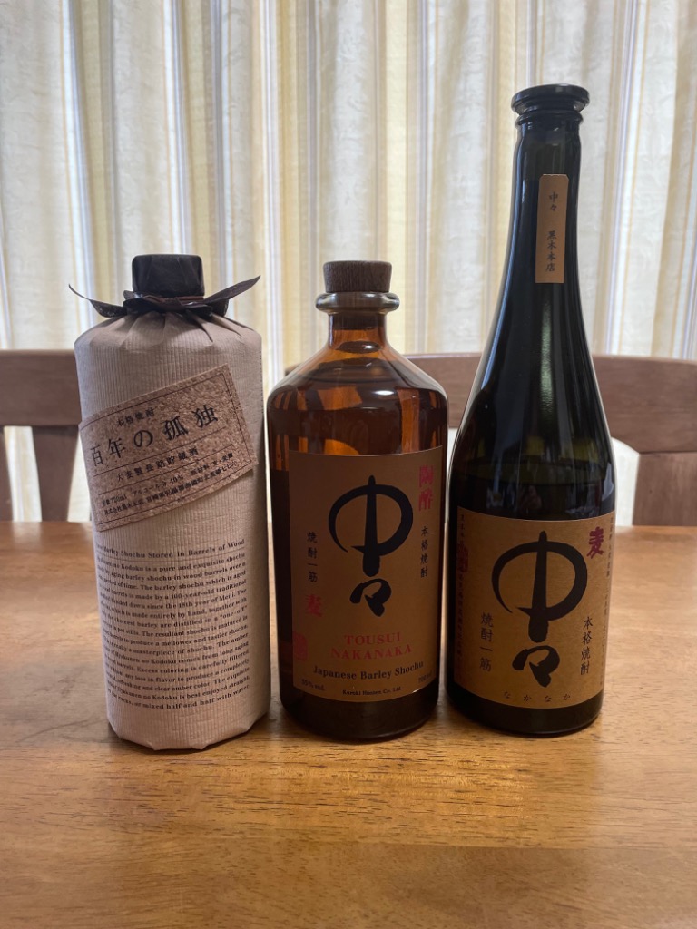 百年の孤独 中々 陶酔中々 飲み比べセット 楽天市場】麦焼酎｜ 百年の孤独・中々 720ml、陶酔中々 700ml