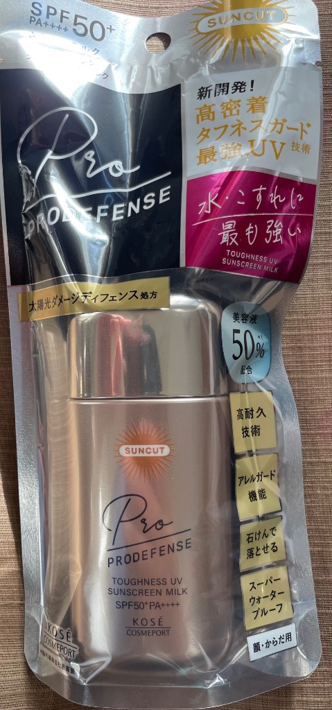 KOSE サンカット プロディフェンス タフネス日焼け止め UV ミルク 高