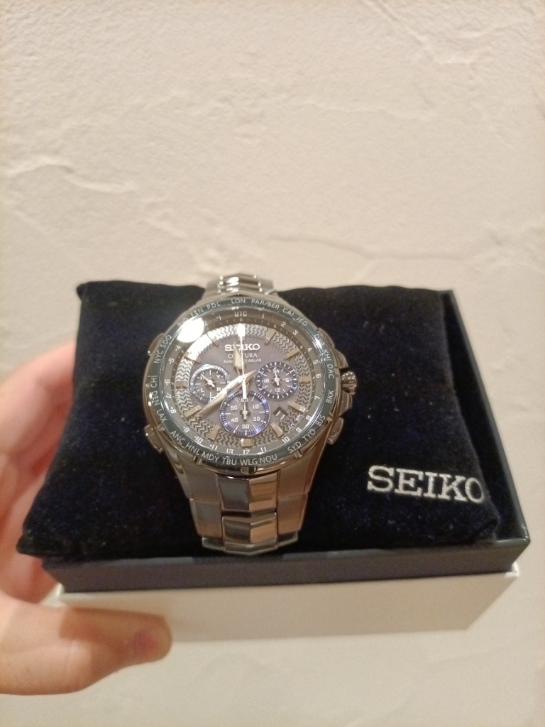 即国内発送 メーカー取り寄せ品！ SEIKO Coutura SSG021 セイコー 誤差10万年に1秒 コーチュラ 全身強化ＩＰブラック 日本未発売  純正BOX等付属品完備