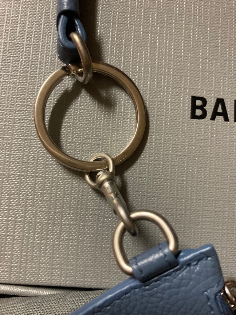 BALENCIAGA バレンシアガ Cash カードケース付き キーリング