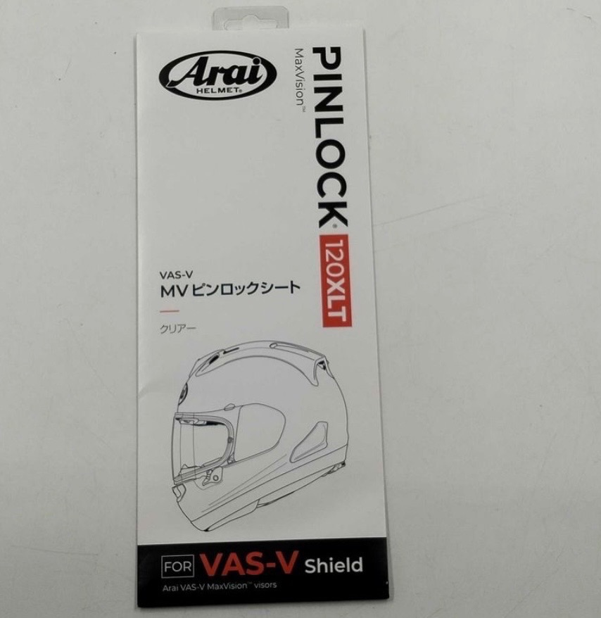 Arai バイクヘルメット 曇り止めシート VAS-V MV ピンロックシート 120