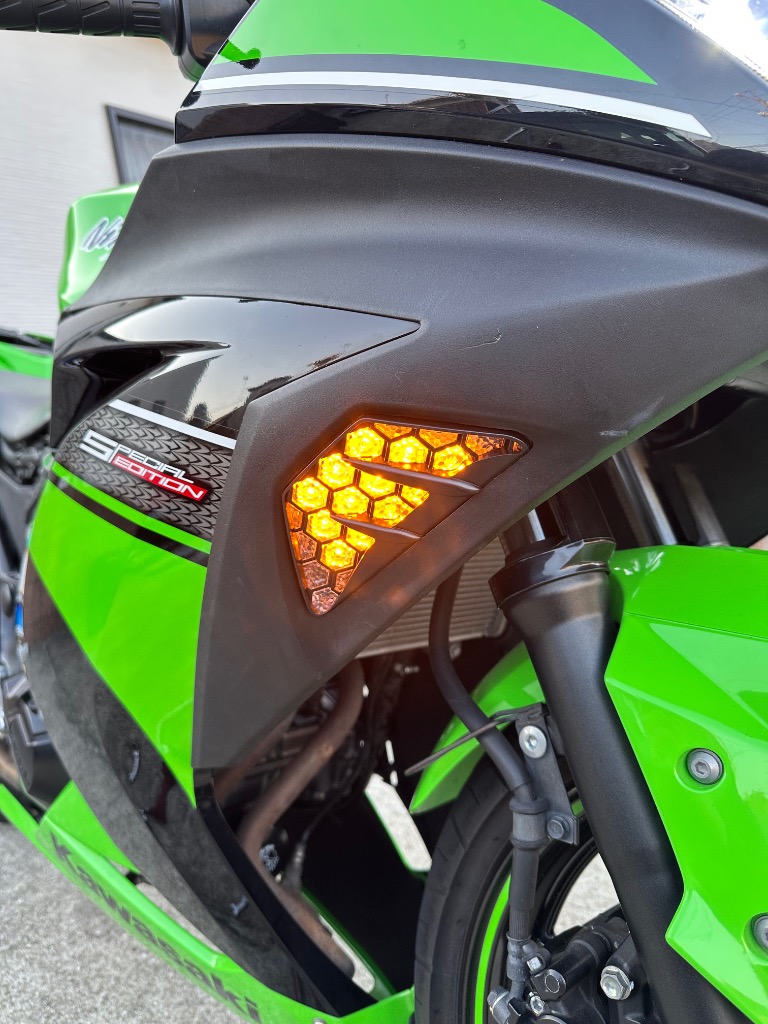 バイク用 カワサキ ニンジャ/NINJA 250R / 400R 2ピン ICウインカー