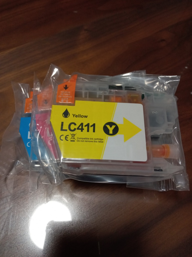 顔料4色セット MyMio LC411-4PK 4色セット 染料インク ブラザー 互換インク