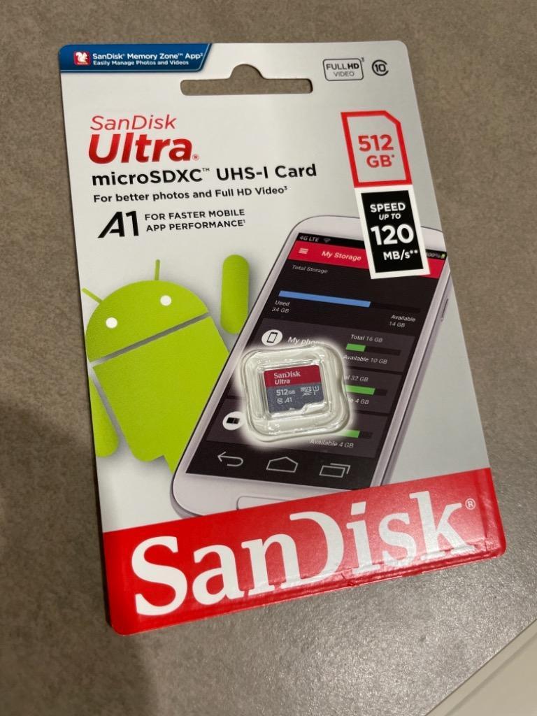 SanDisk microSDカード microSDXC 512GB UHS-I 120MB/s SDSQUA4-512G-GN6MN ネコポス送料無料  :0507028001:Get Shop Yahoo!店 - 通販 - Yahoo!ショッピング