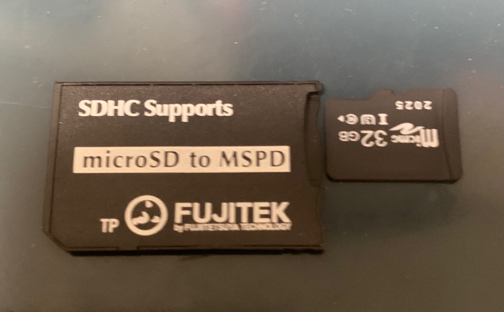 microSD⇒MemoryStickProDuo 変換アダプタ TFMSPD-TP【条件付き