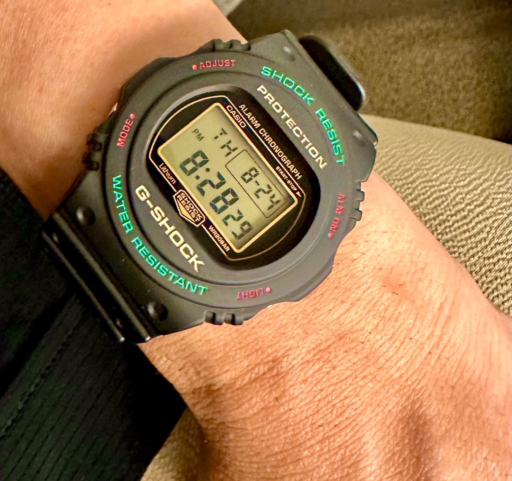 G-SHOCK Gショック スティングモデル Throwback 1990s カシオ デジタル 腕時計 ブラック グリーン レッド クリスマスカラー  復刻 DW-5700TH-1 逆輸入海外モデル : dw-5700th-1 : INST - 通販 - Yahoo!ショッピング