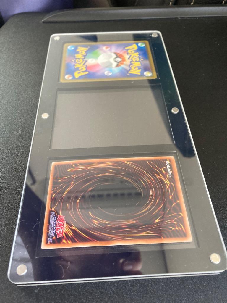 3連スクリューダウン 透明 UVワンタッチマグネットホルダー