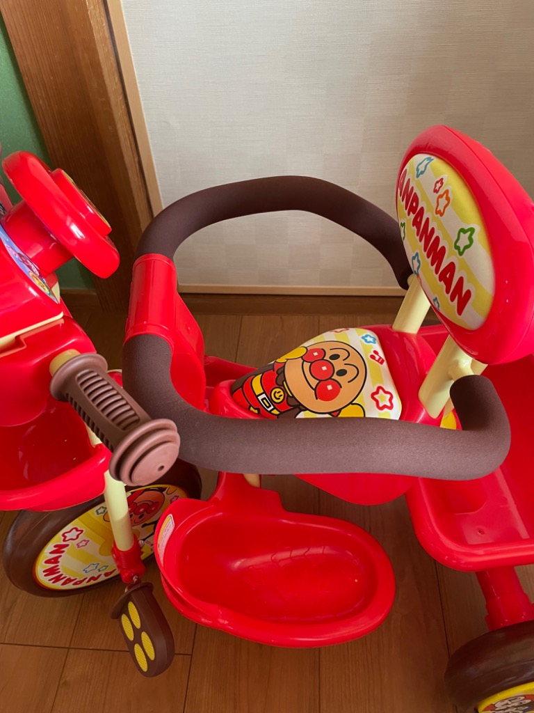 エムアンドエム 三輪車 1歳 手押し棒付き 2歳 3歳 子供用