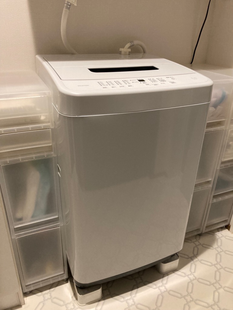 全自動洗濯機 5.0kg IAW-T504 ホワイト アイリスオーヤマ [G]の