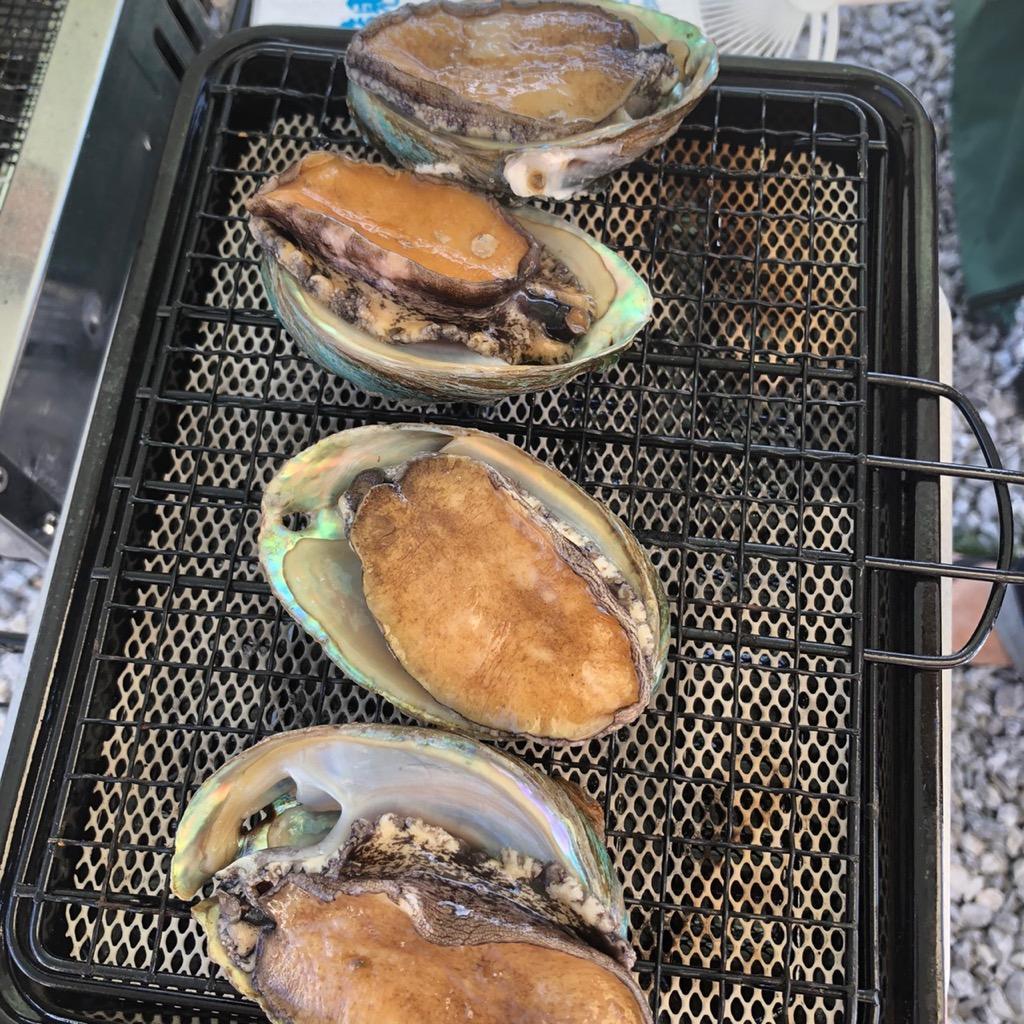 アワビが美味い！豪華なBBQセット！（アワビ4個サザエ8個大アサリ8個）[魚介類] :bbq-14-02:まるか水産Yahoo!店 - 通販