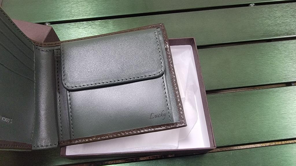 obm leatherオリジナル二つ折り財布です。残1あります。+rubic.us