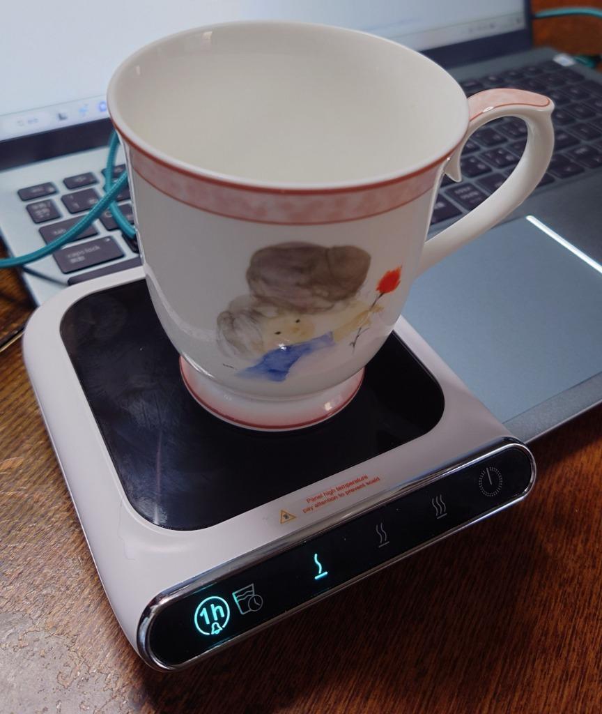 デリシャスホットプレート 保温 カップ コースター コーヒー お茶 ミルク オフィス 家庭用 多機能 USB給電 3速サーモスタット付き ドリンク  COOPKI :s-kj2210-25a:COM-SHOT 通販 
