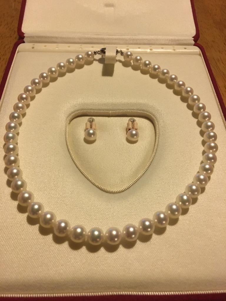 真珠の美しさを永く保つ PS加工 セミロングネックレス用 イソワパール