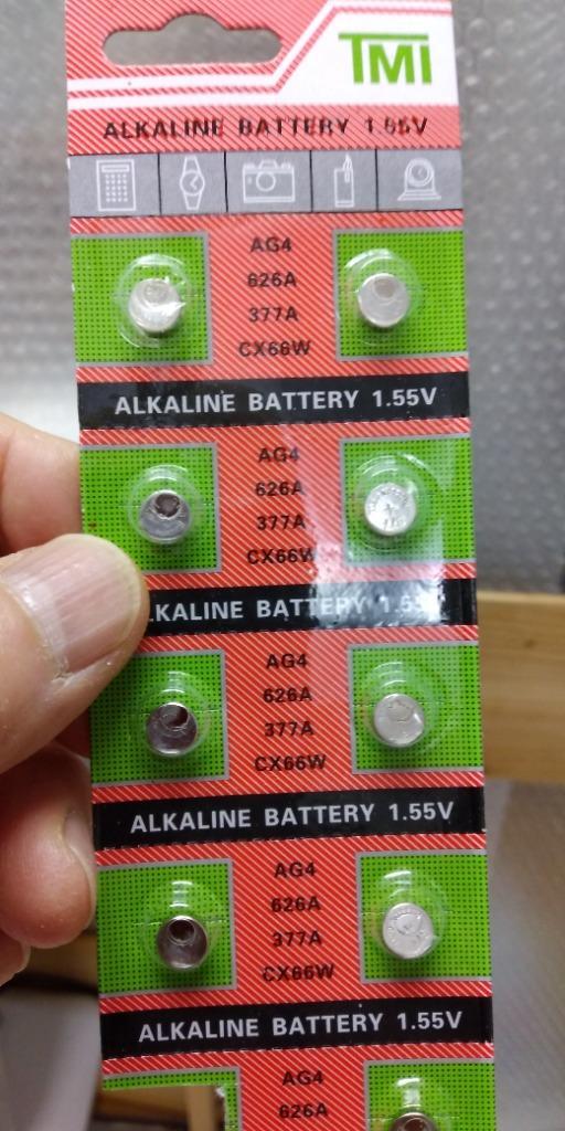 LR626(SR626SW互換) 24個 アルカリボタン電池 S027 通販