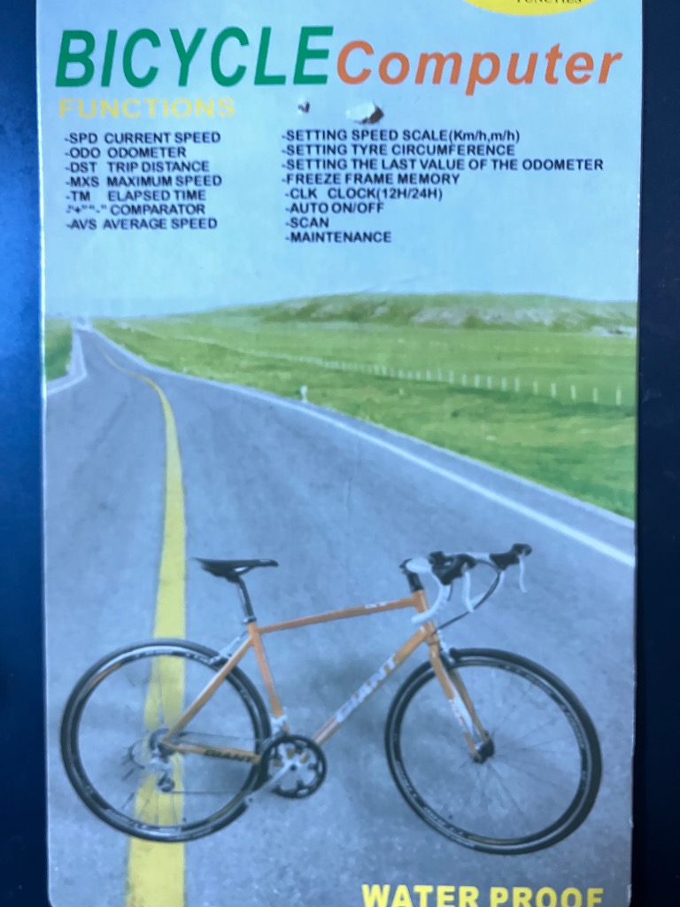 日本語取説付 自転車サイクルメーター 速度 走行距離 走行時間