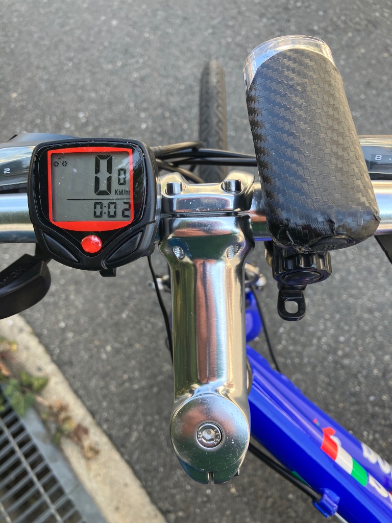 日本語取説付 自転車サイクルメーター 速度 走行距離 走行時間