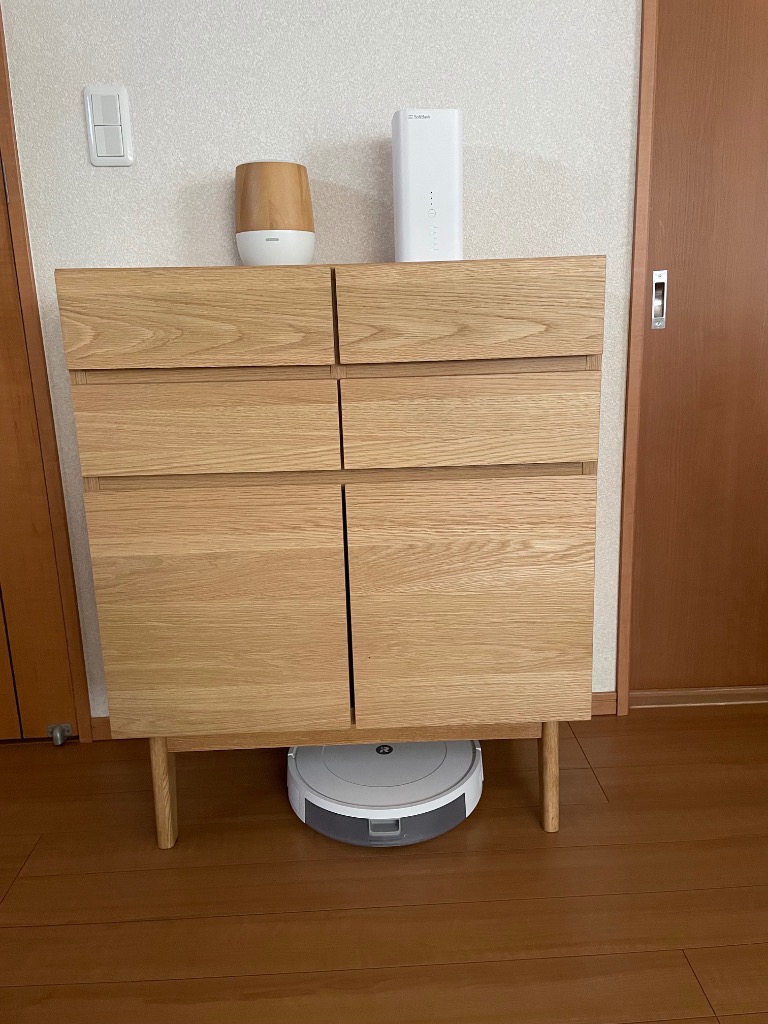 一生紀 キャビネット 収納棚 ラック 電話台 FAX台 Wi-Fi モデム