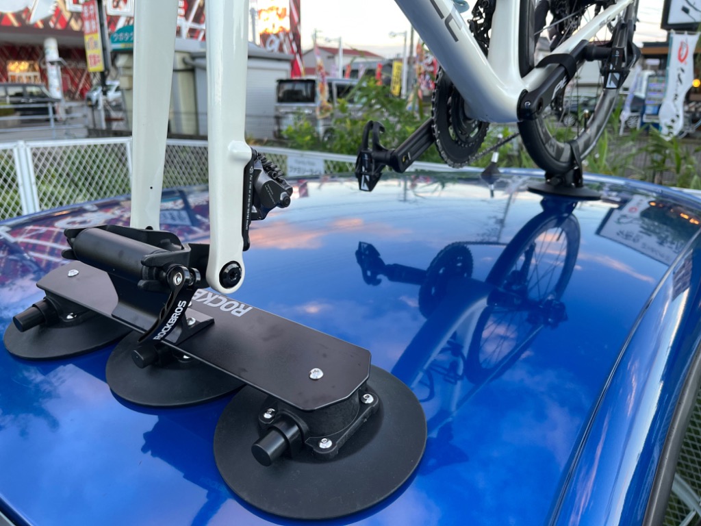 ROCKBROS サイクルキャリア ルーフキャリア吸盤式 車載用 ROCKBROS サイクルキャリア ルーフキャリア吸盤式 車載用
