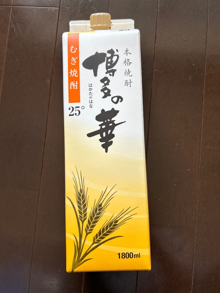 楽天市場】焼酎 博多の華 麦焼酎 25度 1800ml 1.8Lパック×6本