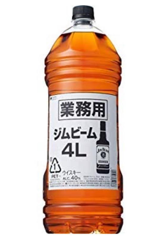 ジムビームウイスキー4L ジムビーム 4Lペット｜格安・安いお酒の通販／配達ならカクヤス