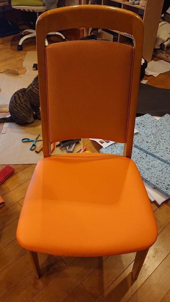 完成品 椅子張替えキット ６脚セット ダイニングチェア ＰＶＣ レザー 抗菌 防汚 耐アルコール 耐次亜塩素酸 座面