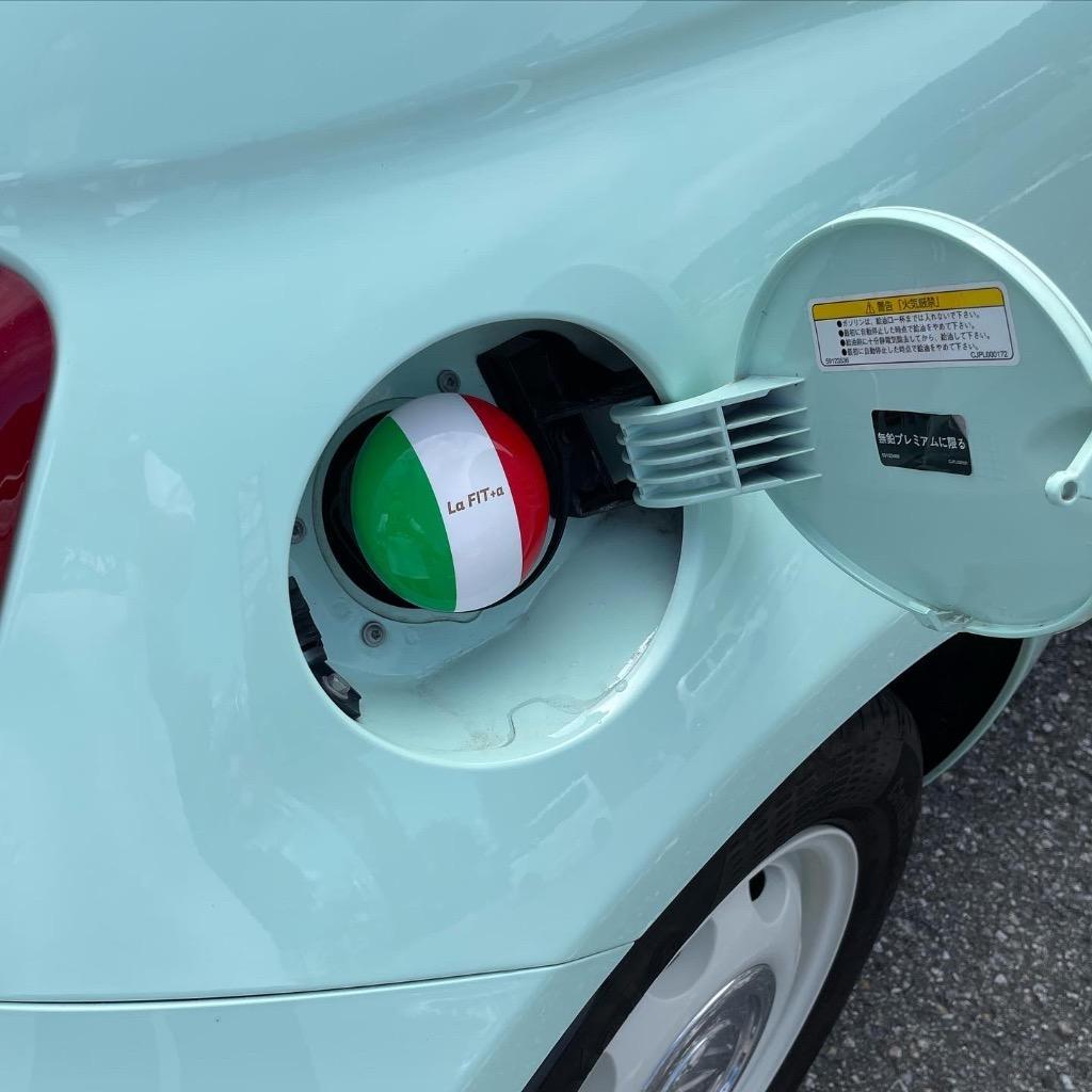 FIAT フィアット 500 ウッドフューエルキャップ (トリコロール)by La