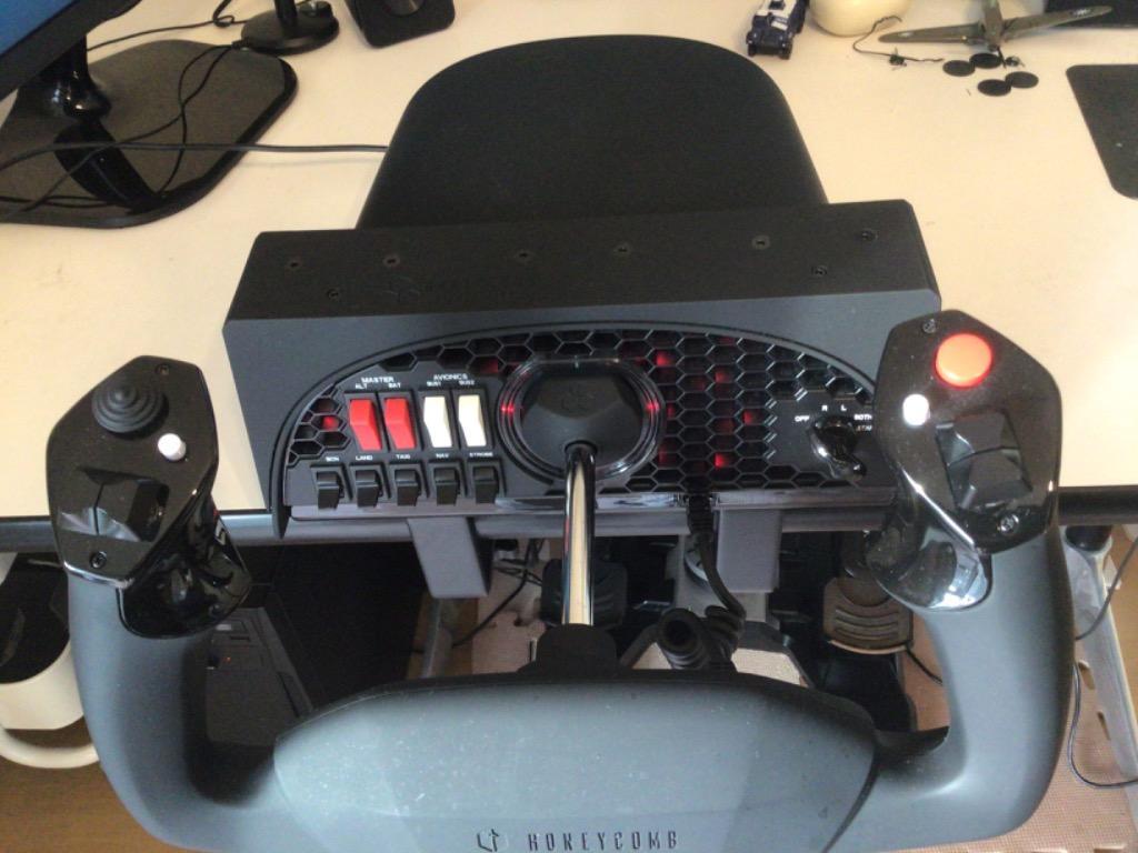 Honeycomb Aeronautical ALPHA FLIGHT CONTROLS YOKE & SWITCH