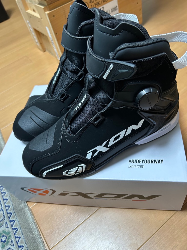IXON(イクソン)BULL 2 WP ブーツ (BLACK/WHITE) : shopooo by IXON(イクソン)BULL 2 WP ブーツ (BLACK/WHITE) : shopooo by