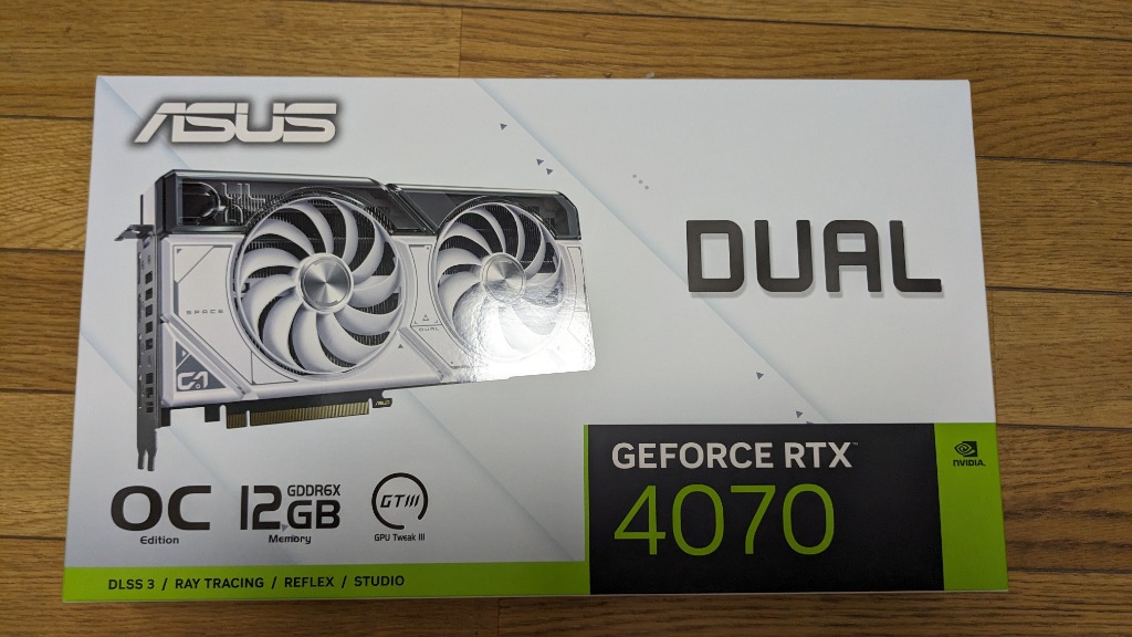 ASUS DUAL-RTX4070-O12G-WHITE [ASUS Dual GeForce RTX 4070 ASUS DUAL-RTX4070-O12G-WHITE [ASUS Dual GeForce RTX 4070