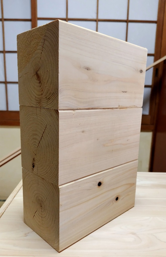 国産ヒノキ 角材105×105×200mm 4本セット : 出雲ひのき - 通販