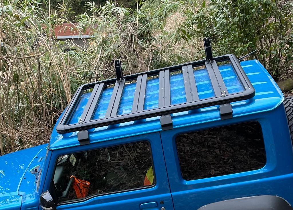 ジムニー JB64/JB74 ローポジション アルミルーフキャリア 組み立て済