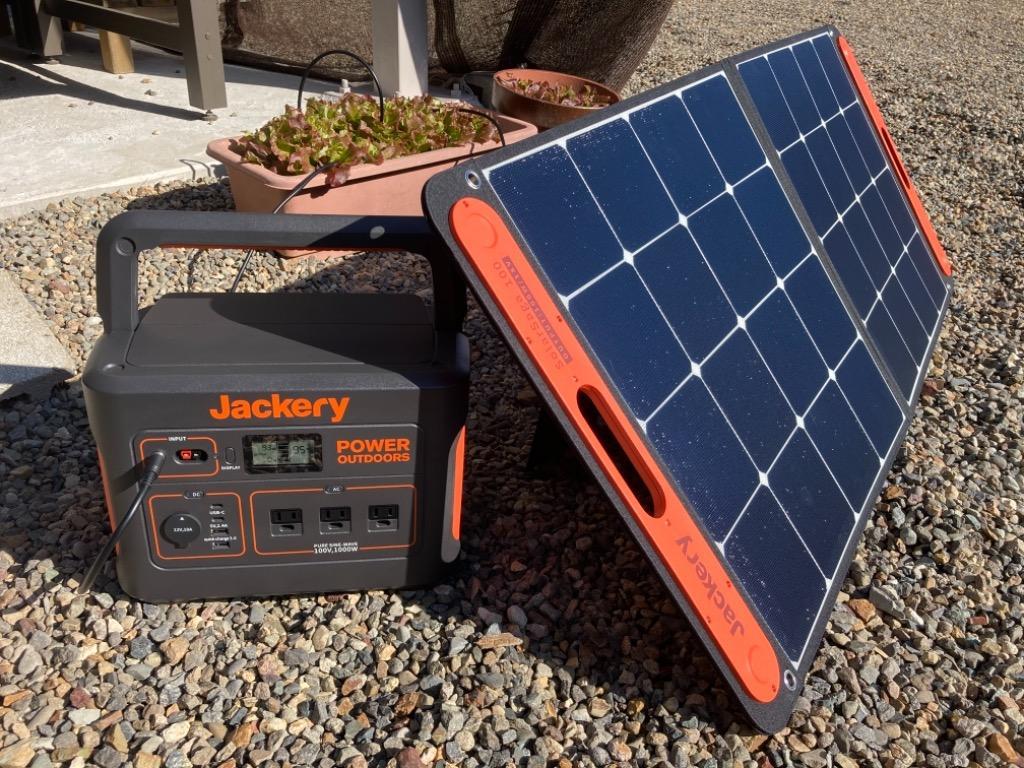 Jackery SolarSaga100 ソーラーパネル 100W ソーラーチャージャー 発電機 DC出力/USB出力/折りたたみ式 高変換