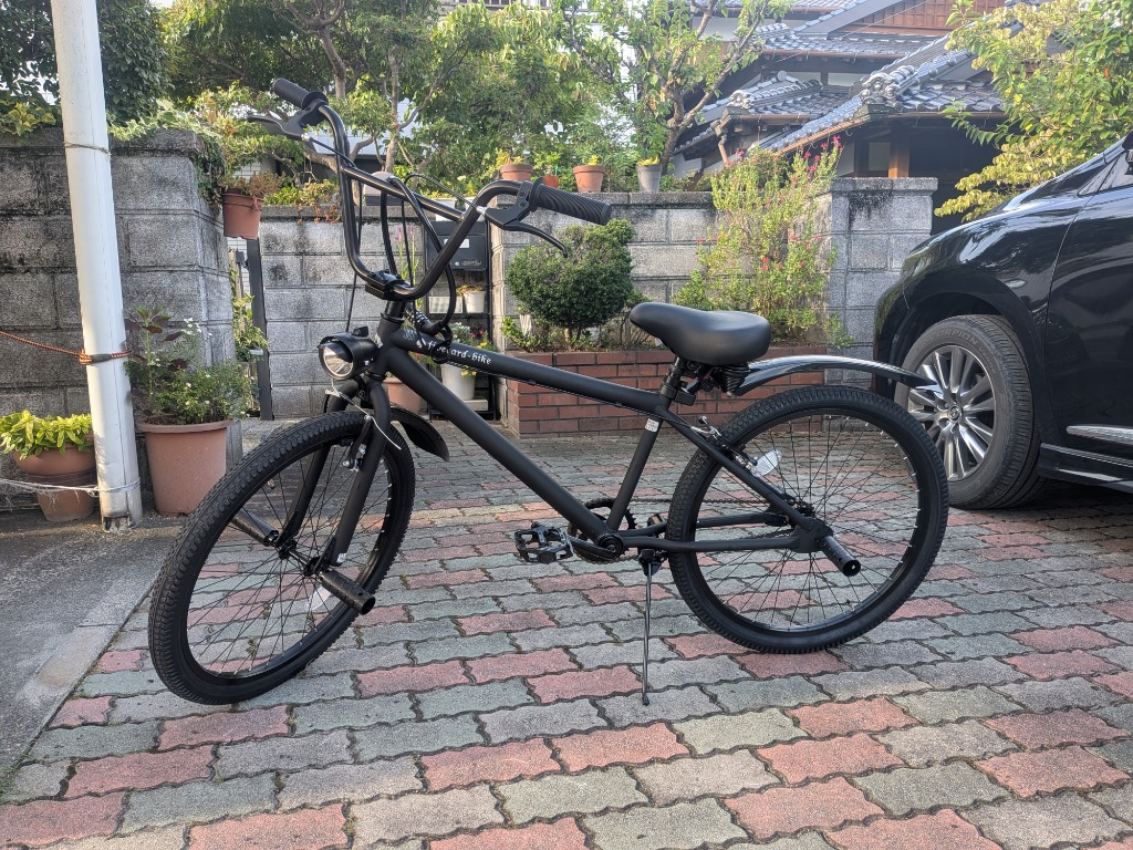 BMX風クルーザー 24吋 シングル/マットブラック Amazon | 【街乗りアーバンBMXクルーザー!！】【マット