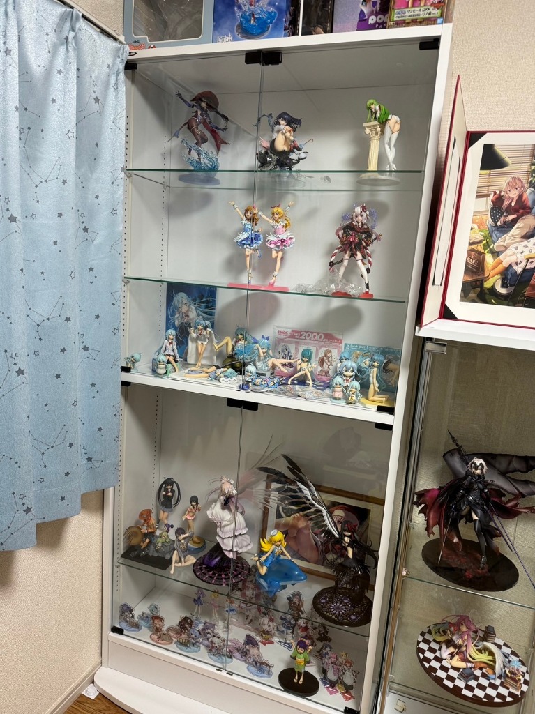JAJAN コレクションラック ワイド 開き戸 ハイタイプ 本体 幅