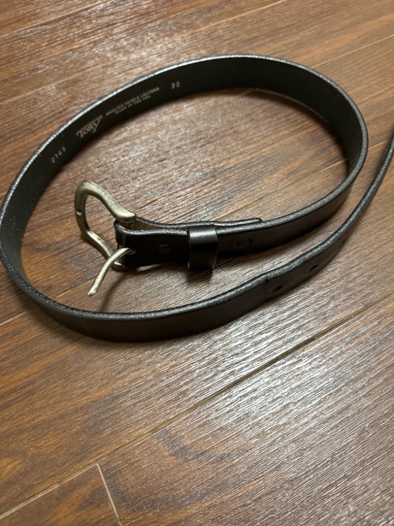 TORY LEATHER トリーレザー 1-1/4インチ ストラップベルト
