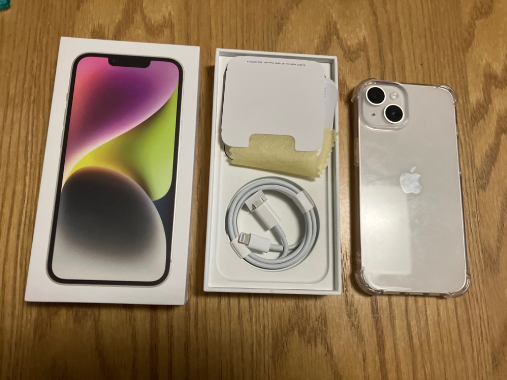 iPhone14 128GB スターライト　新品未開封 expgst_4549995362084