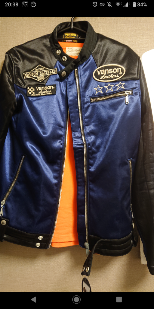 VANSON 【再入荷】【当店別注】 バンソン ライダース ワンスター